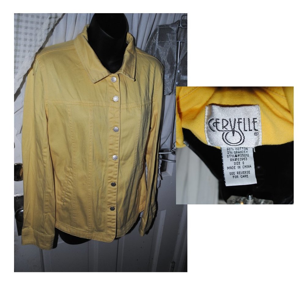 CERVELLE Yellow Jacket Size S